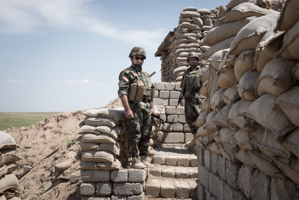 Peshmerga offensive during the liberation of the Turkmen village of Bashir, southern Kirkuk Province, April 30, 2016. (Photo: Kurdistan24/Alexandre Afonso)